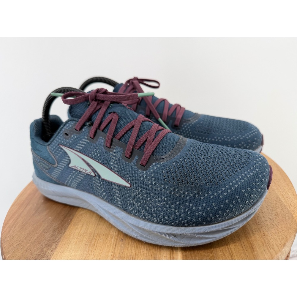 Altra Escalante 4 Smartwool Blue Burgundy Running Shoes AL0A82CT445 Womens 8.5 - Picture 4 of 12